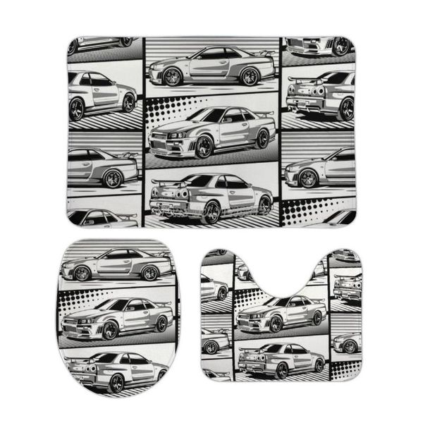 bath mats nissan skyline r34 sukairain 3pcs bathroom set printing coral velvet non-slip toilet cover mat
bath mats nissan skyline r34 sukairain 3pcs bathroom set printing coral velvet non-slip toilet cover mat