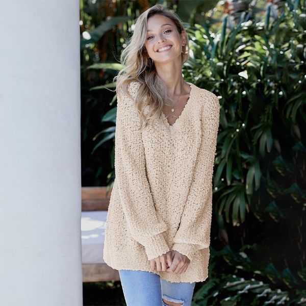 women's sweaters fall 2021 women clothing woman autumn and winter pullovers v-neck casual lantern sleeve top, White;black
women's sweaters fall 2021 women clothing woman autumn and winter pullovers v-neck casual lantern sleeve top, White;black