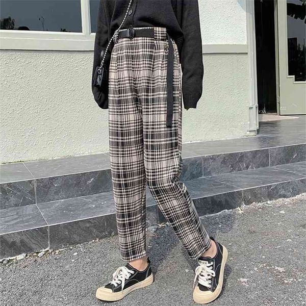 spring autumn korea fashion women loose plaid pants all-matched casual cotton ankle-length harem v83 210512, Black;white
spring autumn korea fashion women loose plaid pants all-matched casual cotton ankle-length harem v83 210512, Black;white