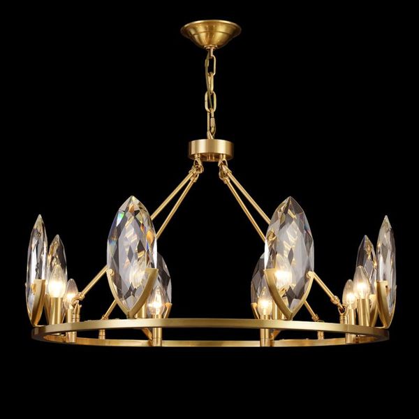 modern lustre crystal led chandeliers lighting living dining room decor chandelier copper hanging light suspension luminaire
modern lustre crystal led chandeliers lighting living dining room decor chandelier copper hanging light suspension luminaire
