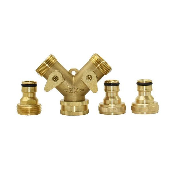 brass 3/4" female 2-way garden tap water splitter male y irrigation valve hose watering 1pcs equipments
brass 3/4" female 2-way garden tap water splitter male y irrigation valve hose watering 1pcs equipments