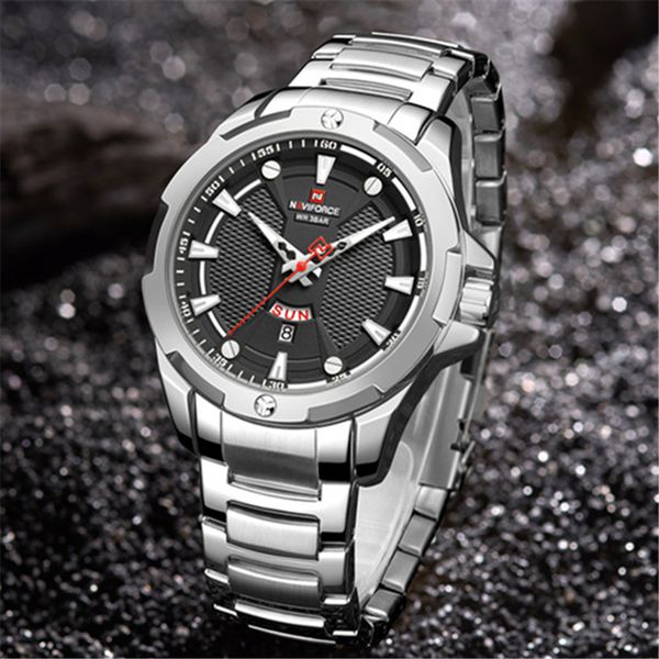 naviforce watch brand luxury men analog watch men stainless steel waterproof quartz wrist watch date clock relogio masculinog, Slivery;brown
naviforce watch brand luxury men analog watch men stainless steel waterproof quartz wrist watch date clock relogio masculinog, Slivery;brown