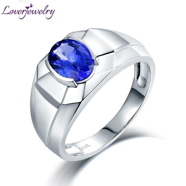 cluster rings loverjewelry ring man solid 14k/au585 white gold natural tanzanite men's wedding oval gemstome fine jewelry, Golden;silver
cluster rings loverjewelry ring man solid 14k/au585 white gold natural tanzanite men's wedding oval gemstome fine jewelry, Golden;silver