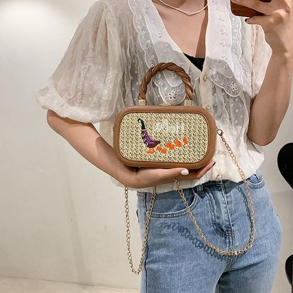 evening bags fashion chain straw woven handbag woman messenger bag designer embroidery saddle leisure beach pack packs
evening bags fashion chain straw woven handbag woman messenger bag designer embroidery saddle leisure beach pack packs
