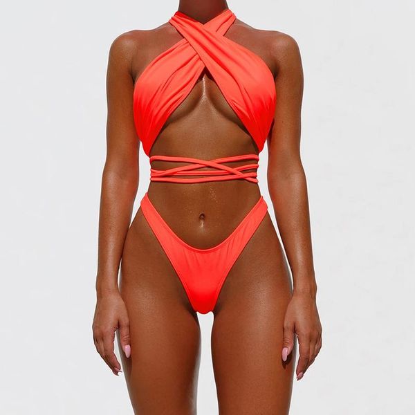 women's swimwear crossbody chest bikini set summer beach thongs 2 piece swimsuit ladies push up bathing suit clothes, White;black
women's swimwear crossbody chest bikini set summer beach thongs 2 piece swimsuit ladies push up bathing suit clothes, White;black
