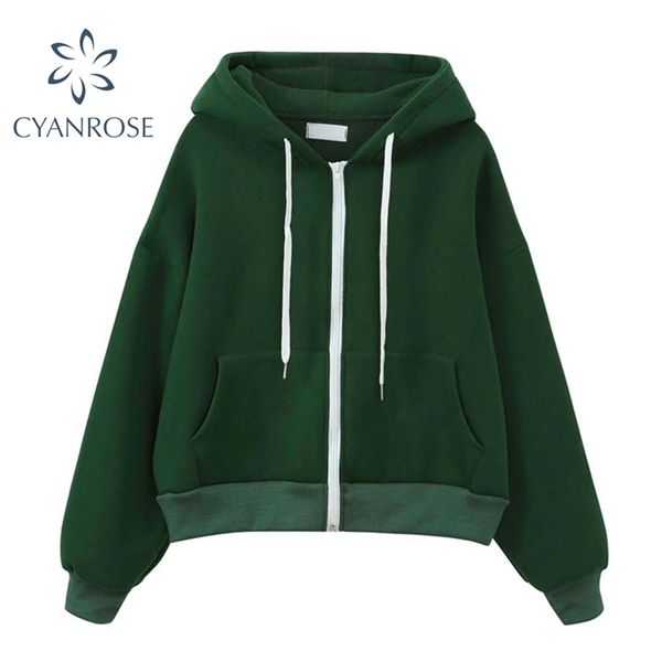 zip-up drawstring hooded sweatshirt women spring streetwear loose casual korean sportswear pocket hoodies tracksuit coat 210515, Black
zip-up drawstring hooded sweatshirt women spring streetwear loose casual korean sportswear pocket hoodies tracksuit coat 210515, Black