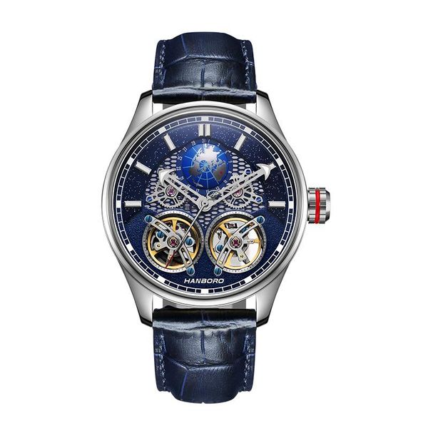 wristwatches hanboro men luxury watch mens automatic watches 30m waterproof c3 luminous mechanical wristwatch dual wheelfly date male, Slivery;brown
wristwatches hanboro men luxury watch mens automatic watches 30m waterproof c3 luminous mechanical wristwatch dual wheelfly date male, Slivery;brown