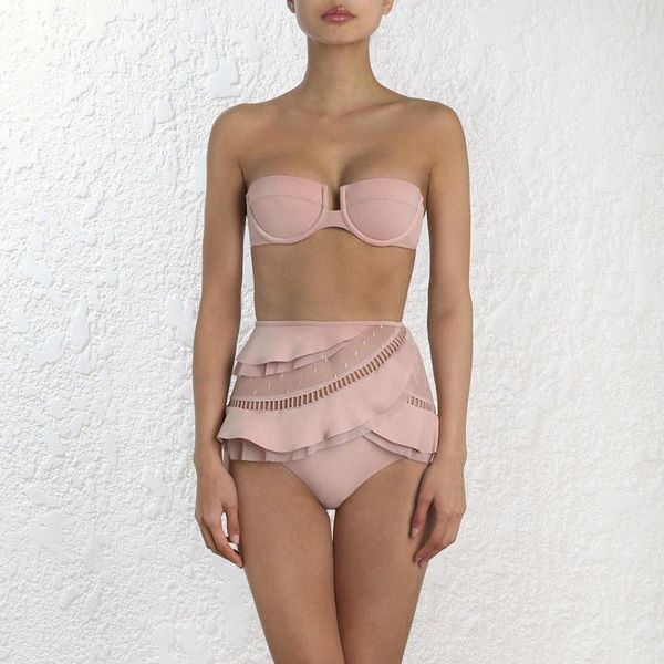 summer women two pieces off the shoulder swimsuit high waist bikini ruffle swimwear push up bathing suit pink biquini one-piece suits
summer women two pieces off the shoulder swimsuit high waist bikini ruffle swimwear push up bathing suit pink biquini one-piece suits