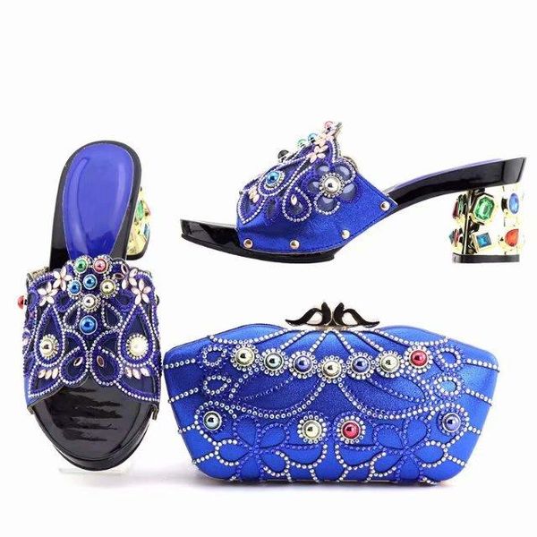 wonderful royal blue women pumps with big colorful crystal and rhinestone for dress african shoes match handbag set v8817-2, Black
wonderful royal blue women pumps with big colorful crystal and rhinestone for dress african shoes match handbag set v8817-2, Black