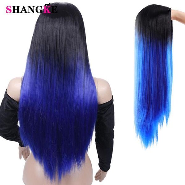 long mixed natural straight synthetic wig dark root ombre color nalure wigs for women african american1, Black
long mixed natural straight synthetic wig dark root ombre color nalure wigs for women african american1, Black