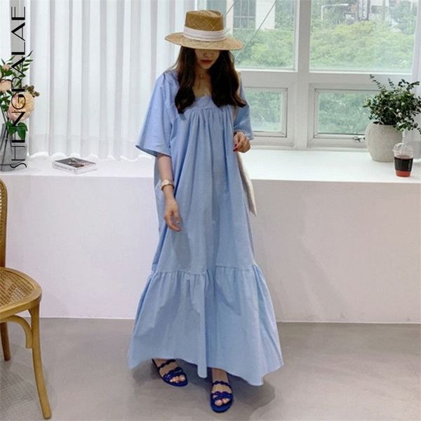 shengpllae minimalist cotton linen dress women's summer square sollor loose short sleeve simple mid-calf dresses 5b804 210427, Black;gray 
shengpllae minimalist cotton linen dress women's summer square sollor loose short sleeve simple mid-calf dresses 5b804 210427, Black;gray