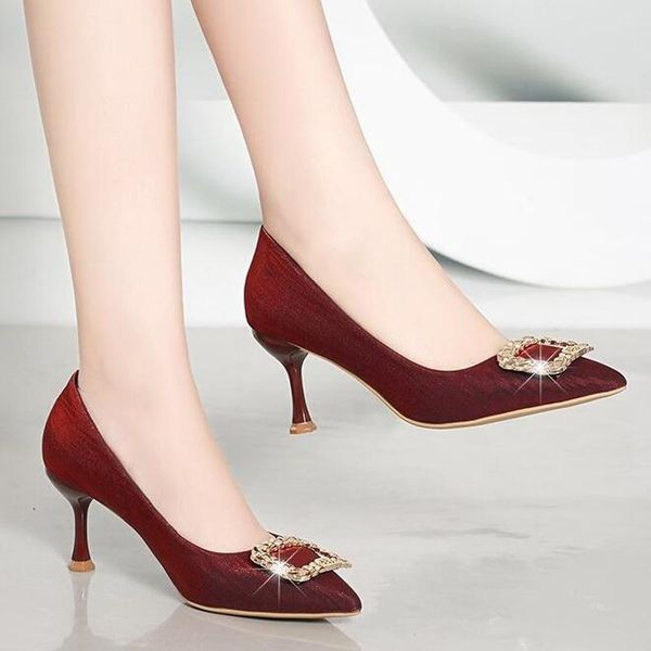 rhinestone square buckle shallow mouth stiletto shoes spring fashion high heels 7cm women's single c675 dress, Black
rhinestone square buckle shallow mouth stiletto shoes spring fashion high heels 7cm women's single c675 dress, Black