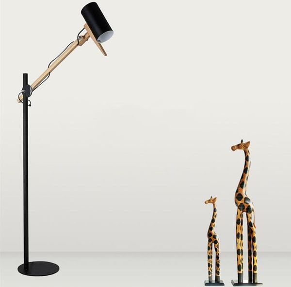 nordic modern simple floor lamp wood e27 led bulb lights stand light black or white lamps
nordic modern simple floor lamp wood e27 led bulb lights stand light black or white lamps