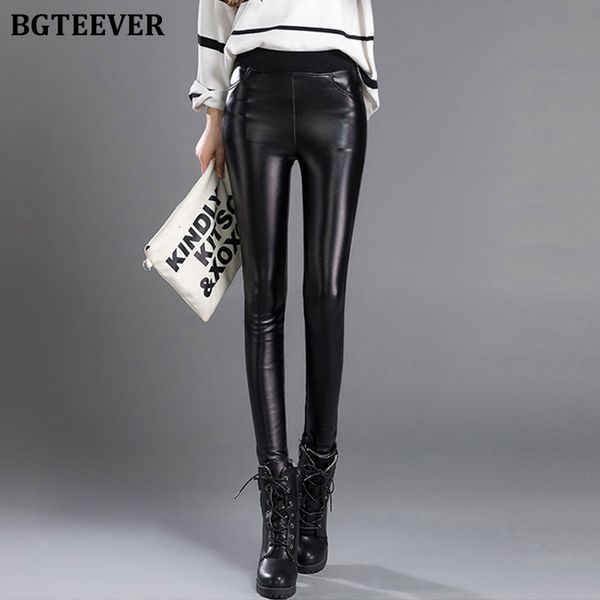 pants stylish elastic high waist pu leather skinny women winter thicken velvet black pencil pants femme plus size asjw, Black;white
pants stylish elastic high waist pu leather skinny women winter thicken velvet black pencil pants femme plus size asjw, Black;white