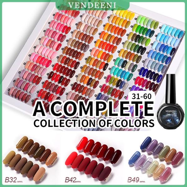 nail gel vendeeni 6 colors polish set red purple brown gray uv soak off varnish kits pure color art lacquer 15ml, Red;pink
nail gel vendeeni 6 colors polish set red purple brown gray uv soak off varnish kits pure color art lacquer 15ml, Red;pink
