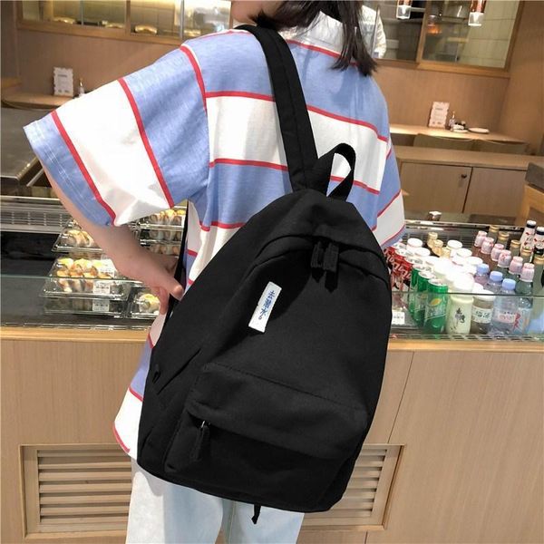 backpack korean double zipper oxford women capacity solid color letter embroidery student fashion bag
backpack korean double zipper oxford women capacity solid color letter embroidery student fashion bag