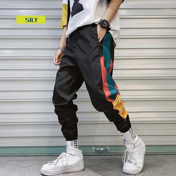 hip hop streetwear men's splice joggers pants fashion men casual cargo pant trousers high street elastic waist harem, Black
hip hop streetwear men's splice joggers pants fashion men casual cargo pant trousers high street elastic waist harem, Black