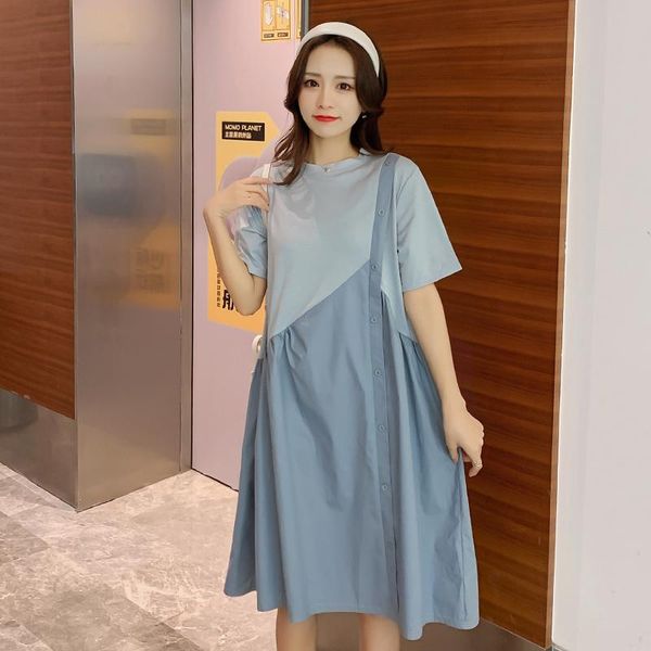 maternity dresses 6086# dress summer cotton short sleeve loose asymmetric mid-long for pregnant women mom, White
maternity dresses 6086# dress summer cotton short sleeve loose asymmetric mid-long for pregnant women mom, White