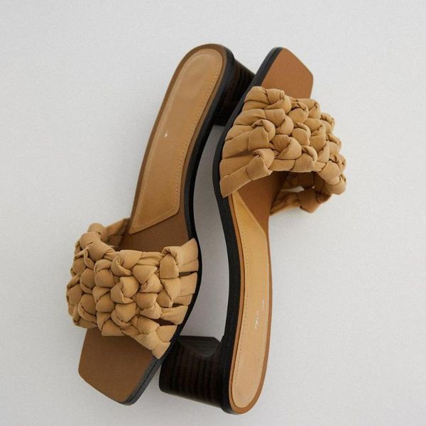 design weave women slipper ladies thick high heel sandal open toe slip on summer outdoor slides flip flop female shoes slippers, Black
design weave women slipper ladies thick high heel sandal open toe slip on summer outdoor slides flip flop female shoes slippers, Black