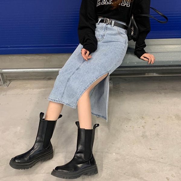 skirts s-xl 2color long denim skirt 2021 korean style side split high waist midi women jean saia jeans (72856, Black
skirts s-xl 2color long denim skirt 2021 korean style side split high waist midi women jean saia jeans (72856, Black