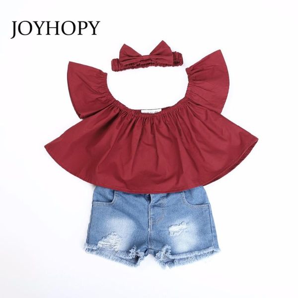 children girls clothing sets 2021 spring&summer 3pcs red shirts+headwear+denim shorts suit kids clothes set, White
children girls clothing sets 2021 spring&summer 3pcs red shirts+headwear+denim shorts suit kids clothes set, White
