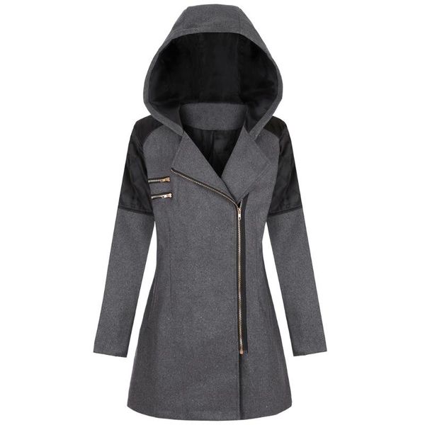 women's jackets 2021 women jacket coat slim zipper outdoor sponge colorblock hiking clothes hooded casual, Black;brown
women's jackets 2021 women jacket coat slim zipper outdoor sponge colorblock hiking clothes hooded casual, Black;brown