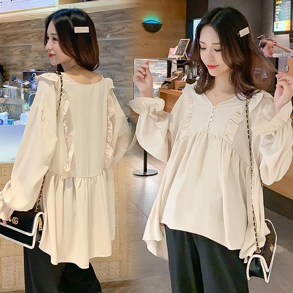 maternity & tees clothes long sleeve for pregnant women korean women's clothing fashion casual pregnancy shirt, White
maternity & tees clothes long sleeve for pregnant women korean women's clothing fashion casual pregnancy shirt, White