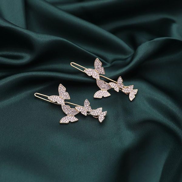 hair clips & barrettes cz butterfly clip pins hairpin crystal bobby pin clamps headwear for women girls korean accessories, Golden;silver
hair clips & barrettes cz butterfly clip pins hairpin crystal bobby pin clamps headwear for women girls korean accessories, Golden;silver