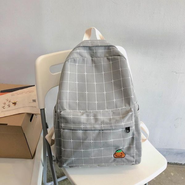 backpack 2021 small fresh plaid canvas ladies fashion student bag casual wild large capacity travel
backpack 2021 small fresh plaid canvas ladies fashion student bag casual wild large capacity travel