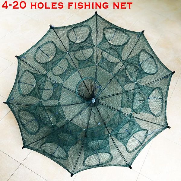 fishing accessories automatic net shrimp cage nylon foldable crab fish trap cast folding network4/6/8/10/12/16/20 holes
fishing accessories automatic net shrimp cage nylon foldable crab fish trap cast folding network4/6/8/10/12/16/20 holes