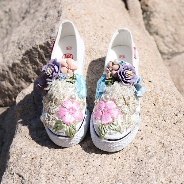 slippers canvas women's shoes summer style flower pearl tassel lazy shoe 3ulj, Black
slippers canvas women's shoes summer style flower pearl tassel lazy shoe 3ulj, Black