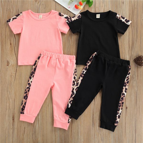 2 pcs summer baby girl clothes leopard outfits baby casual short sleeve round neck t-shirt + trousers, White
2 pcs summer baby girl clothes leopard outfits baby casual short sleeve round neck t-shirt + trousers, White