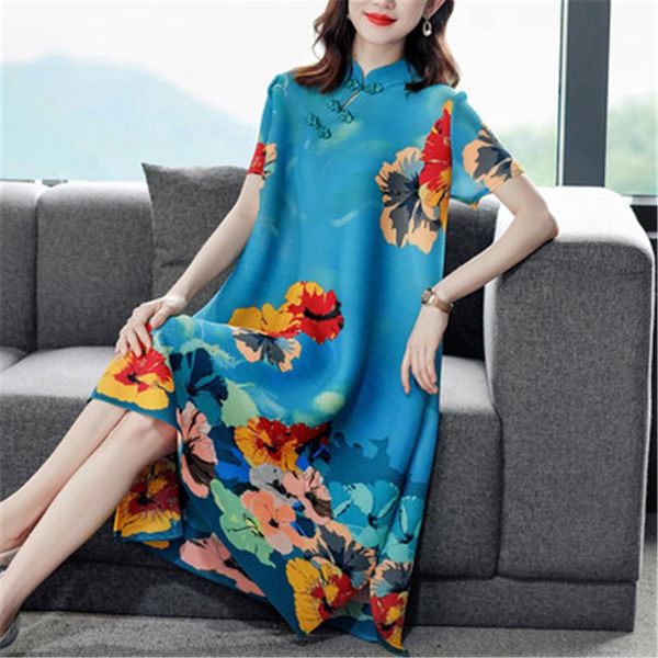 casual dresses miyake spring and summer dress female 2021 chinese style temperament disc button printing loose thin mid-length, Black;gray
casual dresses miyake spring and summer dress female 2021 chinese style temperament disc button printing loose thin mid-length, Black;gray