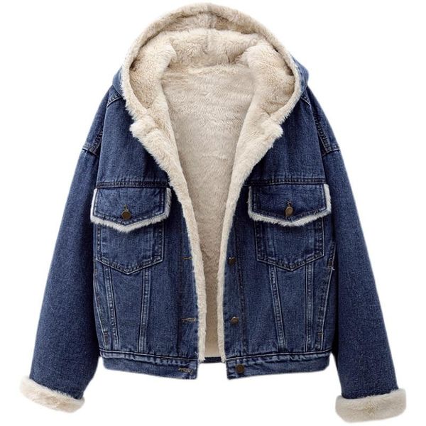 women's jackets harajuku denim cotton coat women winter korean vintage plus velvet lambswool thick warm jeans jacket loose ladies cloth, Black;brown
women's jackets harajuku denim cotton coat women winter korean vintage plus velvet lambswool thick warm jeans jacket loose ladies cloth, Black;brown
