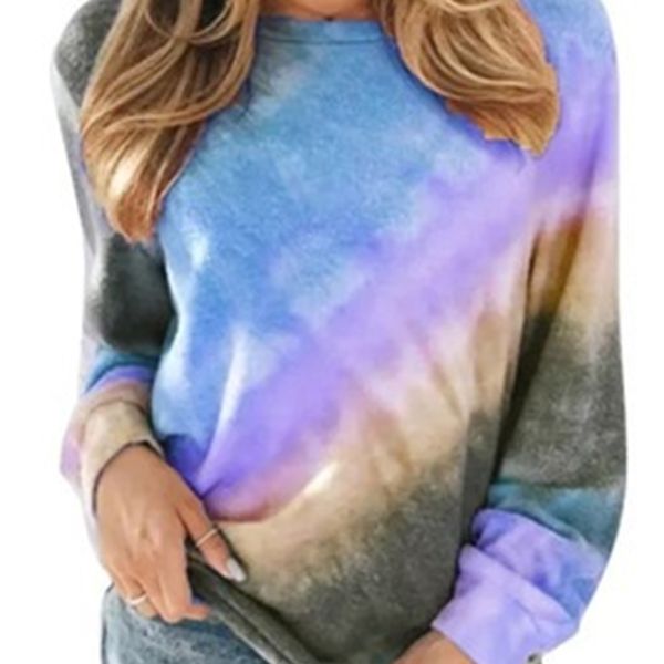 c autumn and winter new gradient tie dye long sleeve pullover loose sweater female 0.4, Black
c autumn and winter new gradient tie dye long sleeve pullover loose sweater female 0.4, Black