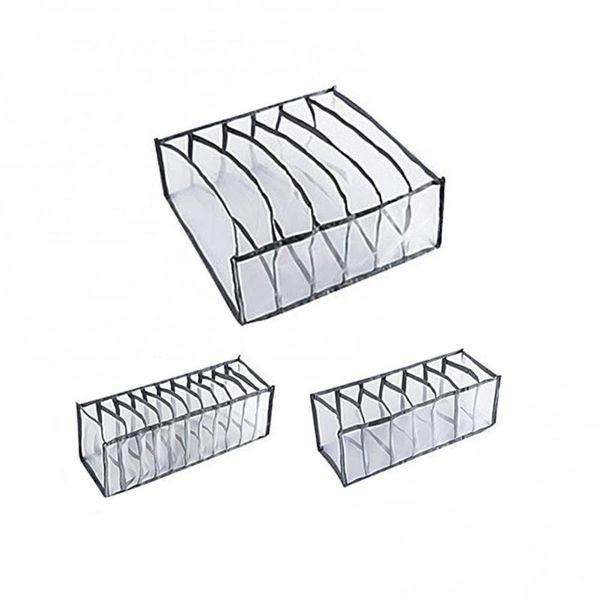 80% s 3pcs/set foldable home scarf sock bra underwear storage organizer drawer box bags
80% s 3pcs/set foldable home scarf sock bra underwear storage organizer drawer box bags