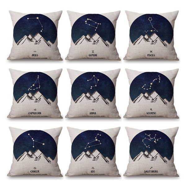 cushion/decorative pillow nordic 12 zodiac sign astrology pisces blue white double print linen decorative sofa throw case europe cushion cov
cushion/decorative pillow nordic 12 zodiac sign astrology pisces blue white double print linen decorative sofa throw case europe cushion cov