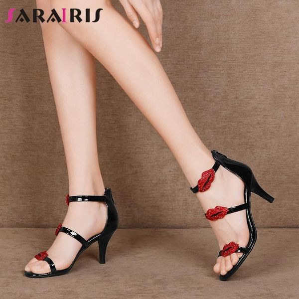 lady dress party sandals summer women rhinestone cover heel zipper thin belt high heels shoes woman, Black
lady dress party sandals summer women rhinestone cover heel zipper thin belt high heels shoes woman, Black