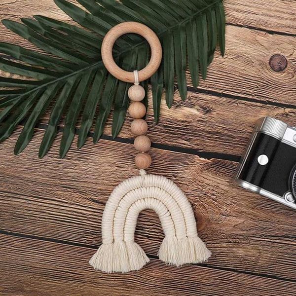 weaving rainbow ornament keychains for women boho handmade key holder macrame bag charm car hanging pendants jewelry gifts decorative object
weaving rainbow ornament keychains for women boho handmade key holder macrame bag charm car hanging pendants jewelry gifts decorative object