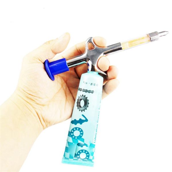 tools practical bicycle maintenance lubricant grease gun manual oiler for car mountain mtb bike service tool accessories
tools practical bicycle maintenance lubricant grease gun manual oiler for car mountain mtb bike service tool accessories