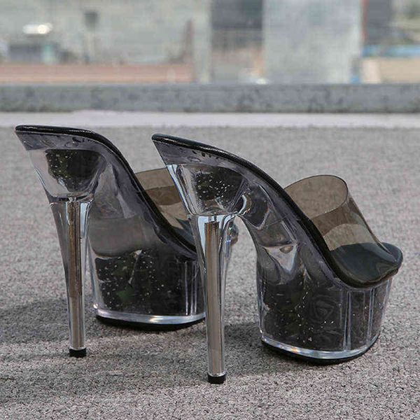 sandals pvc slippers with transparent metal heels for women daily high heels summer sandals new 220309, Black
sandals pvc slippers with transparent metal heels for women daily high heels summer sandals new 220309, Black