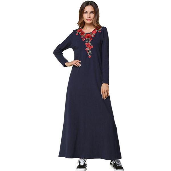 casual dresses sale nice dress women long sleeve o neck plus size ankle-length loose floral embroidery, Black;gray
casual dresses sale nice dress women long sleeve o neck plus size ankle-length loose floral embroidery, Black;gray
