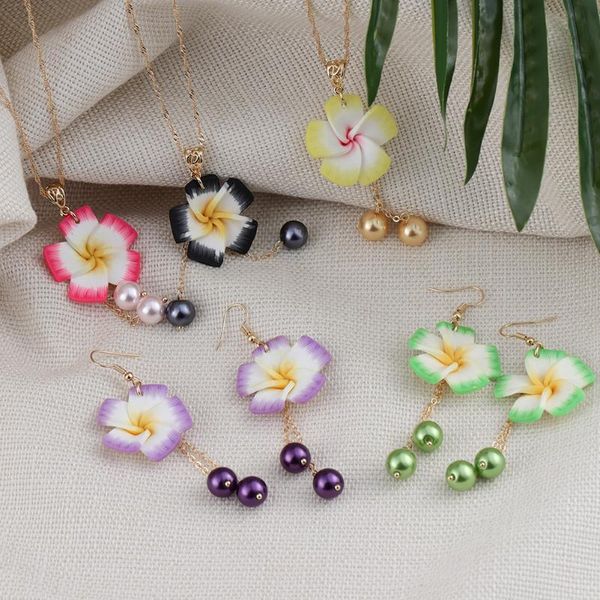 earrings & necklace cring coco 2021 handmade jewelery sets purple soft polymer earring hawaiian plumeria pendant necklaces and for women, Silver
earrings & necklace cring coco 2021 handmade jewelery sets purple soft polymer earring hawaiian plumeria pendant necklaces and for women, Silver