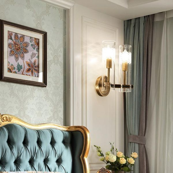 modern copper wall lamp transparent glass light living room bedroom corridor villa decorative balcony mounted lighting
modern copper wall lamp transparent glass light living room bedroom corridor villa decorative balcony mounted lighting