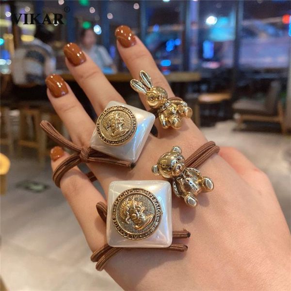 hair accessories 2021 children's french temperament retro metal bear elastic headband female girl
hair accessories 2021 children's french temperament retro metal bear elastic headband female girl