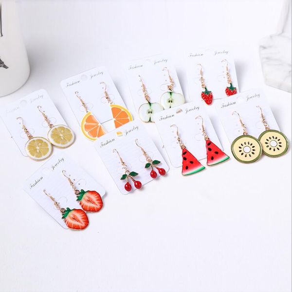 creative fruit earrings watermelon strawberry lemon charm earrings gsfe004 fashion gift national style women diy jewelry earring, Golden
creative fruit earrings watermelon strawberry lemon charm earrings gsfe004 fashion gift national style women diy jewelry earring, Golden
