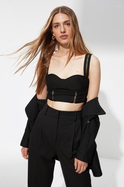 bustiers & corsets trendyol x sagaza studio accessorized woven bustier tpraw22bs0018, Black;white
bustiers & corsets trendyol x sagaza studio accessorized woven bustier tpraw22bs0018, Black;white