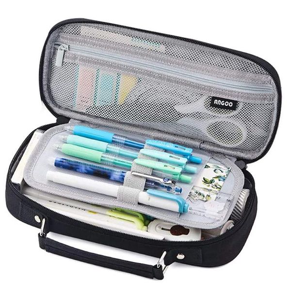 pencil case big capacity college school office large pouch bag for girls boys teens bags
pencil case big capacity college school office large pouch bag for girls boys teens bags