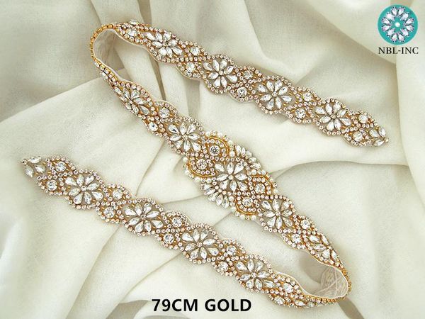 wedding sashes (1pc) gold clear crystal bridal rhinestone belt sash for dress accessories wdd0740, White
wedding sashes (1pc) gold clear crystal bridal rhinestone belt sash for dress accessories wdd0740, White