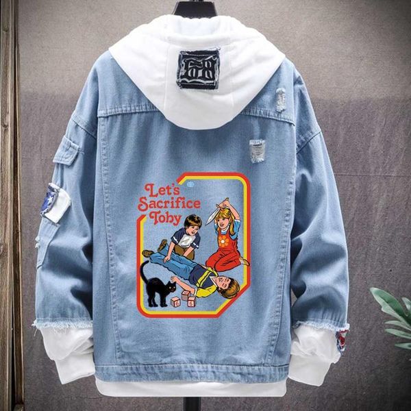 men's jackets let's sacrifice toby art denim jacket men hip hop vintage jean streetwear spring autumn jeans coat plus size unisex, Black;brown
men's jackets let's sacrifice toby art denim jacket men hip hop vintage jean streetwear spring autumn jeans coat plus size unisex, Black;brown